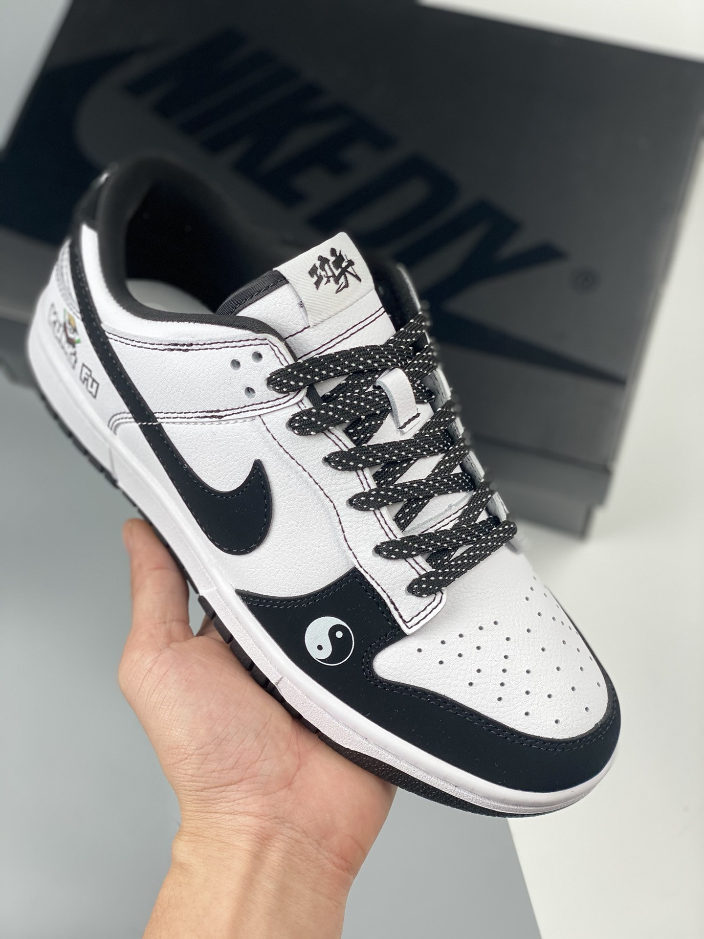 Custom Nike Dunk Low ‘Panda’ White Black 5340990