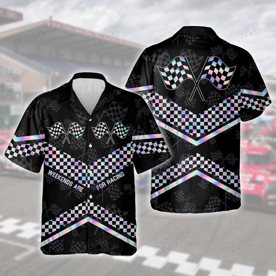 Weekends Are For Racing Hawaiian Shirt Tv056049