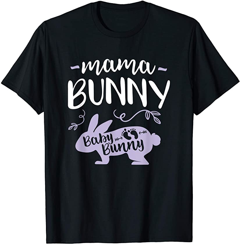 Mom Easter Pregnancy Announcement Shirt Mama Bunny T-Shirt