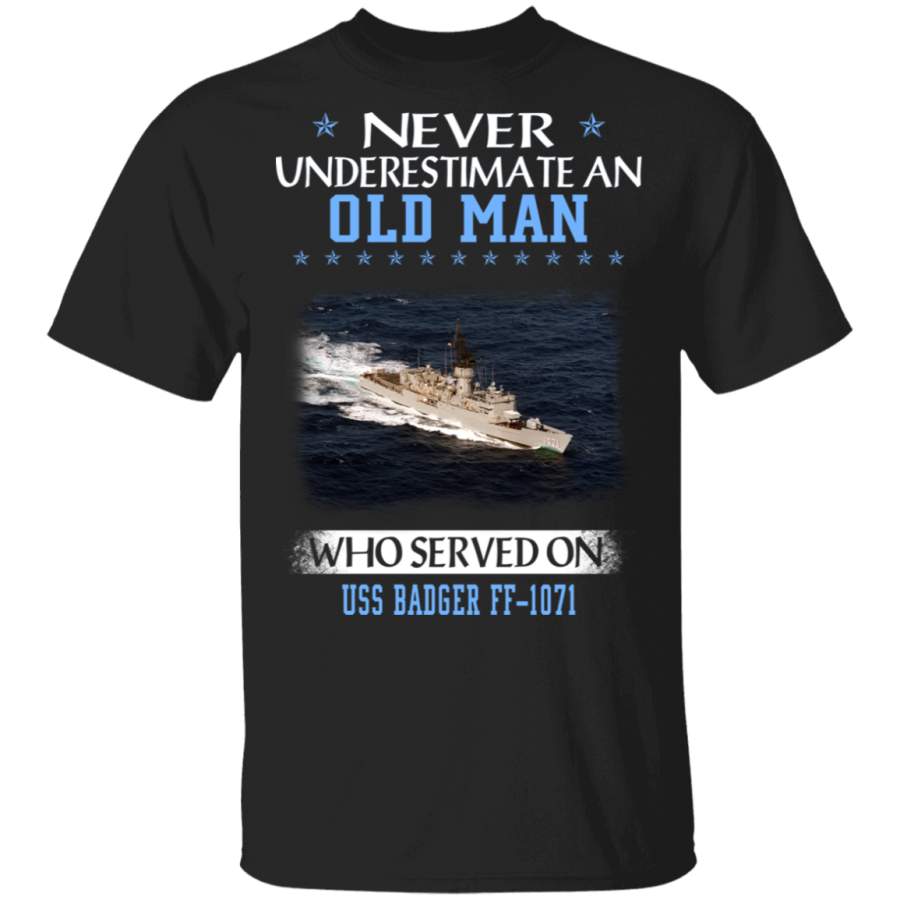 USS Badger FF-1071 Veterans Day Christmas Gift T-Shirt