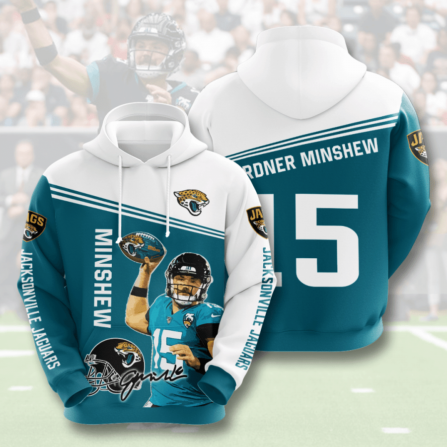 Gardner Minshew Jacksonville Jaguars Jacksonville Jaguars 97 Unisex 3D Hoodie Gift For Fans