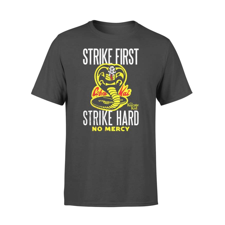 Cobra Kai Strike First No Mercy T-shirt