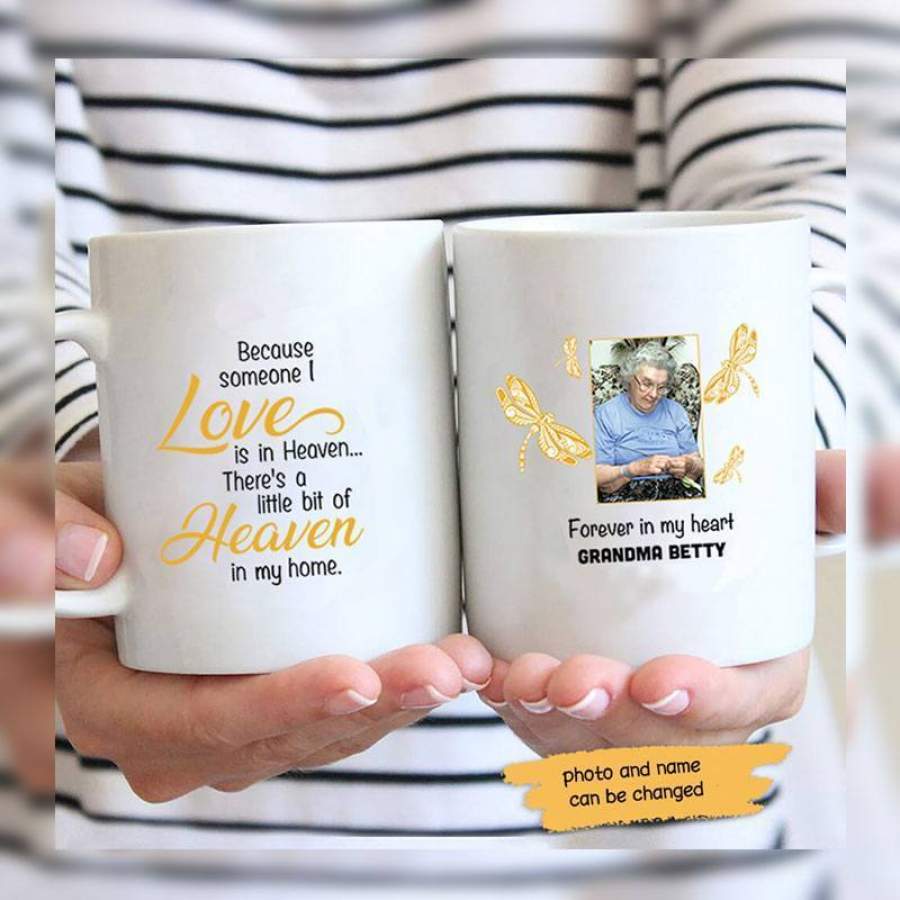 Someone In Heaven Photo – Personalized Mug