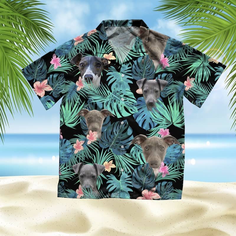 Felacia Italian Greyhound Summer Leaves Hawaii Shirt Ha750