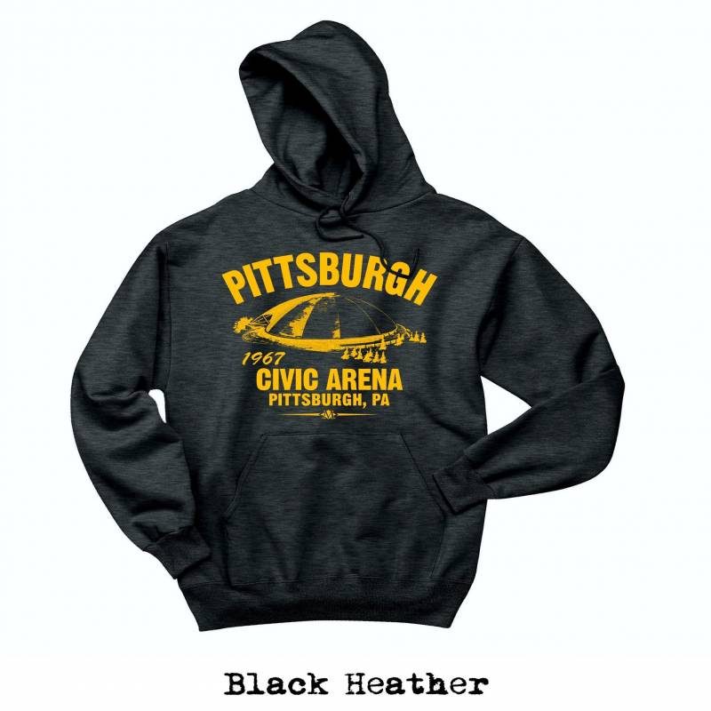 Crushtee Pittsburgh Civic Arena 1967 Hockey Sweatshirt Crewneck or Hoodie Home Of Your Pittsburgh Penguins Any 2 Tees For 33 Long Sleeve Hoodie