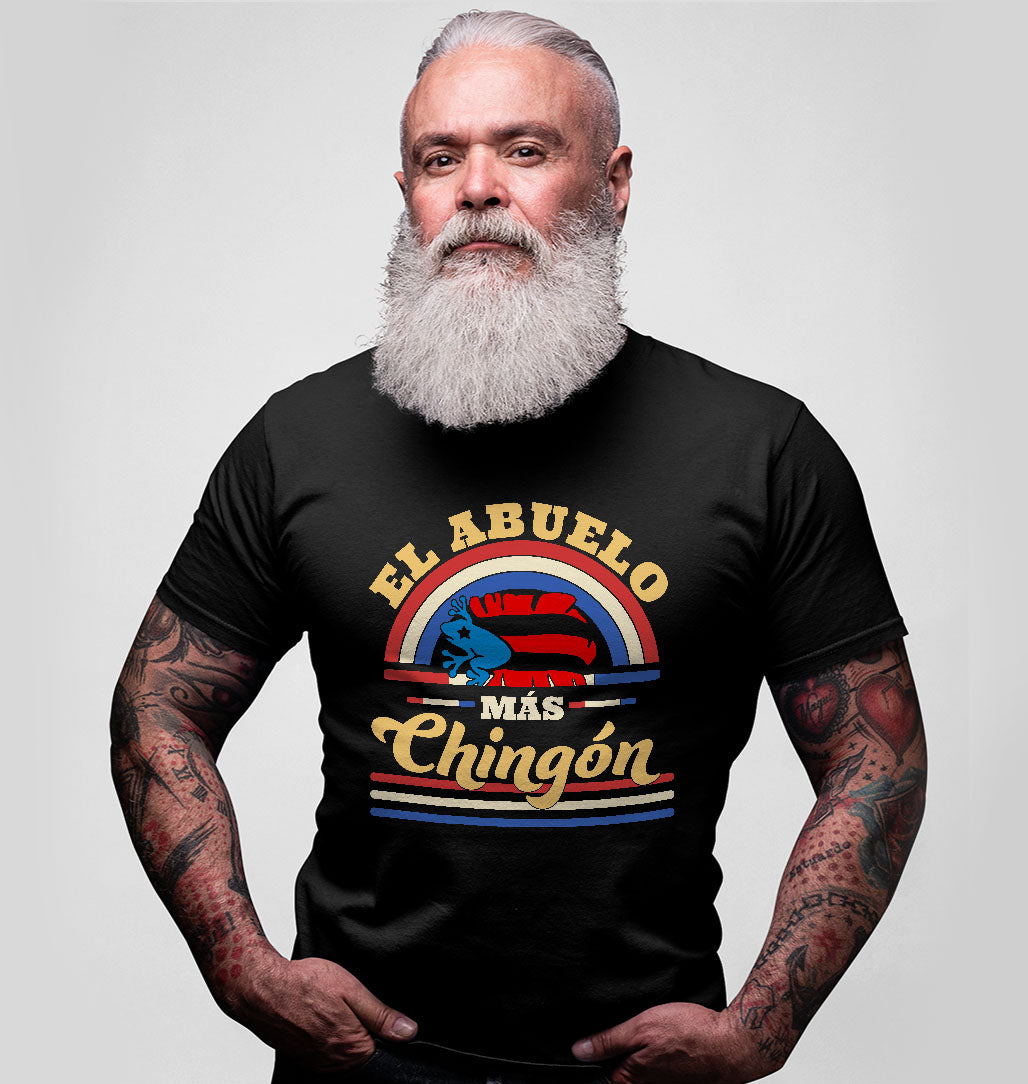 Abuelo Mas Chingon Puerto Rico T-Shirt, Gift For Mexican Dad, Mexican Father’S Day Gifts, Padre Gifts