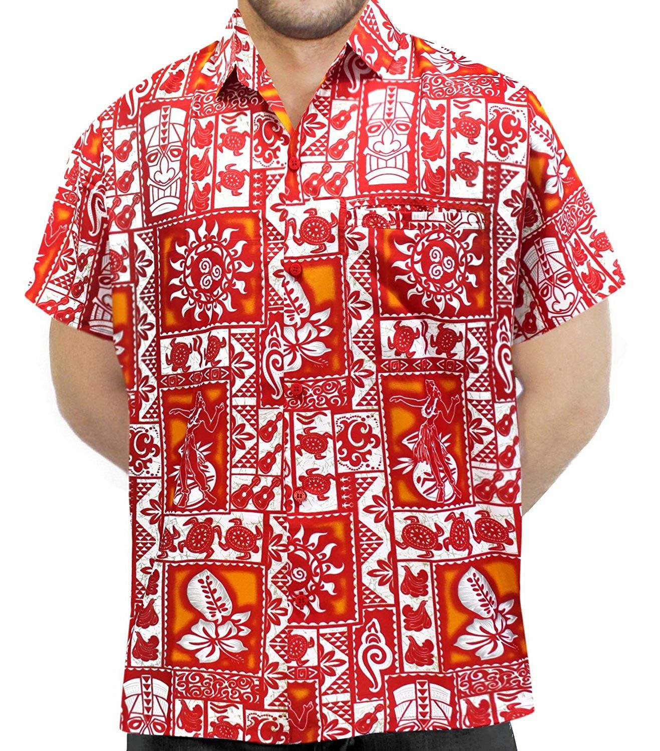 Floral Red Amazing Design Hawaii Shirt Ha44784