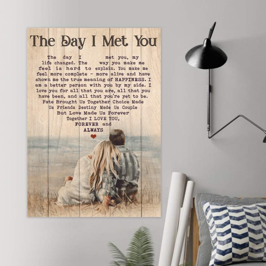 Couple – Since The Day I Met You – Poster