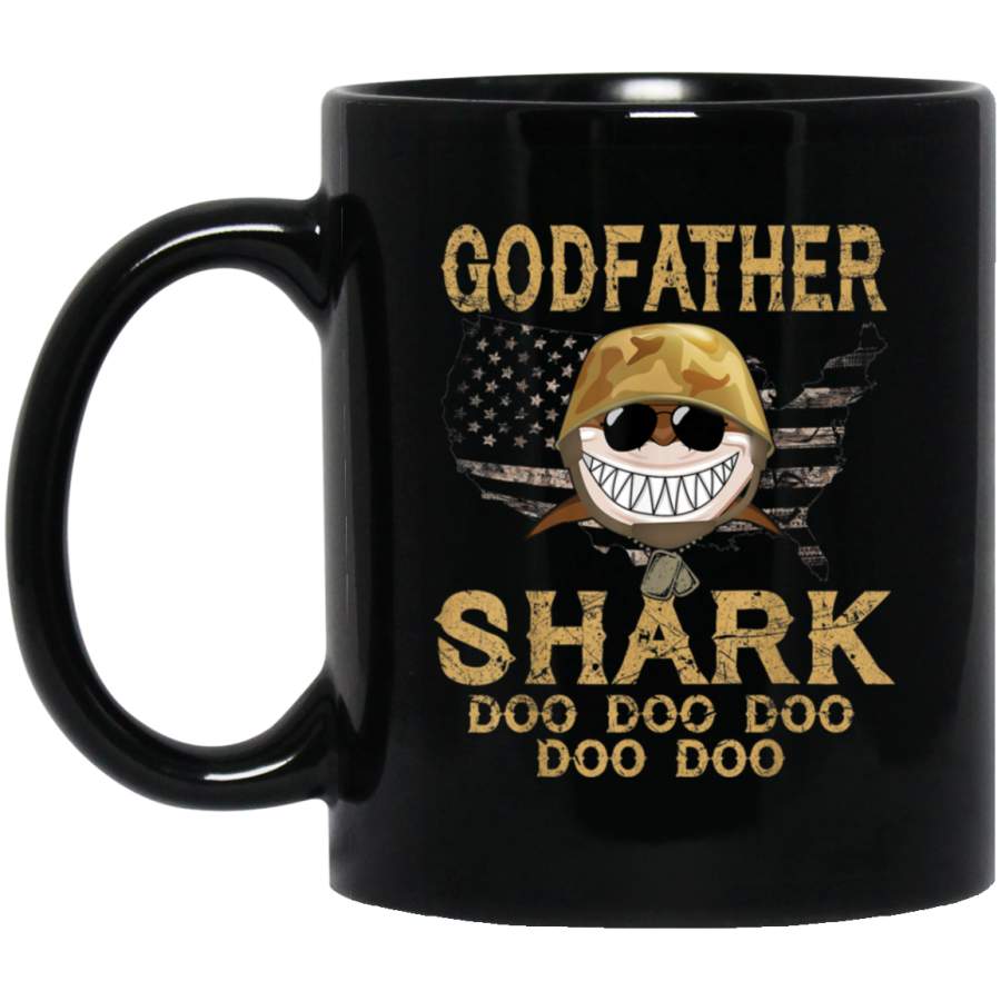 Army Godfather Shark Doo Doo Doo Military  Veteran Mug