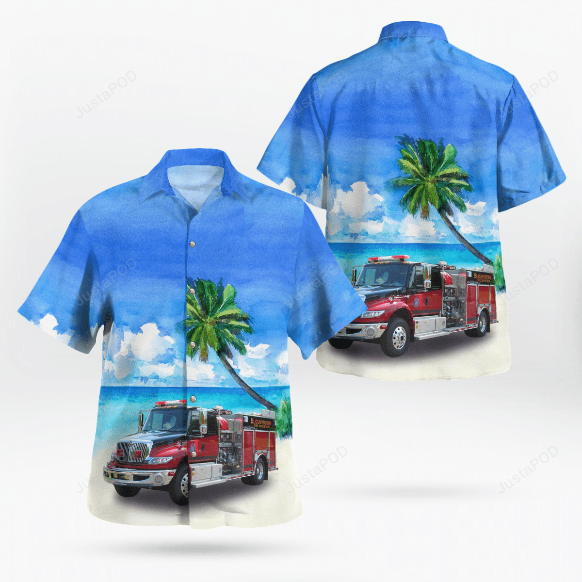 Blountstown Florida Fire Department Hawaii Shirt Ha51147