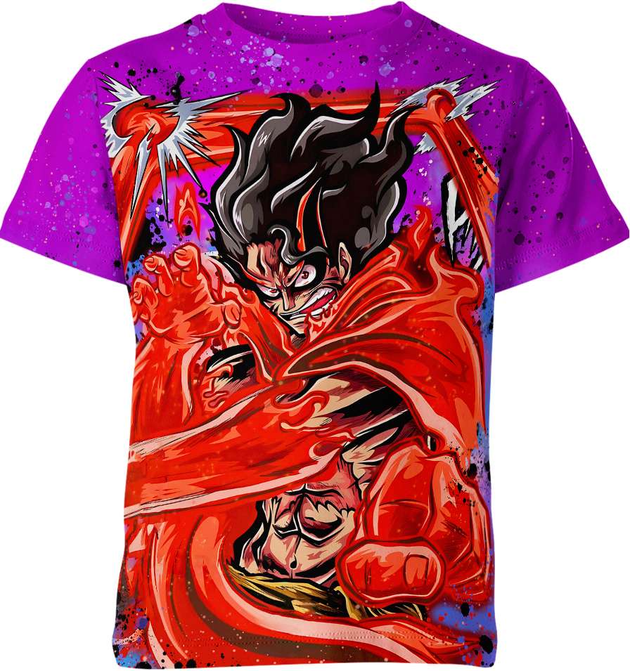 Naruto Luffy One Piece Shirt