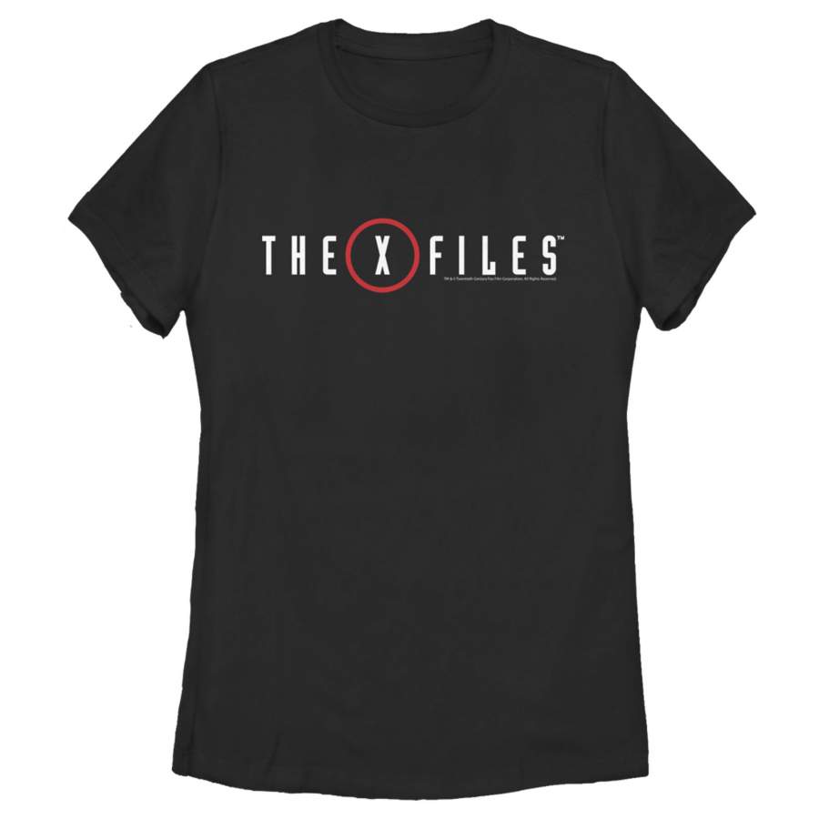 The X-Files Women’s Iconic Logo  T Shirt