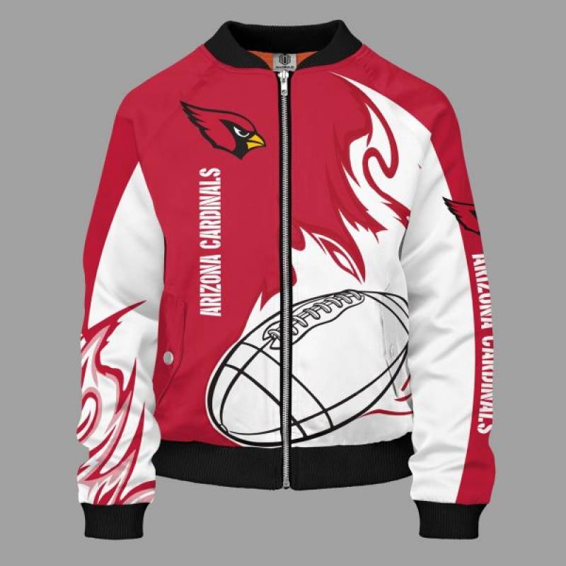 Arizona Cardinals All Over Print Bomber Jacket