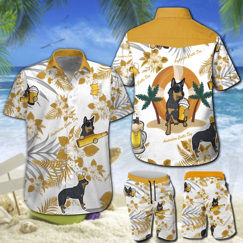 Australian Cattle Dog Beer Hawaii Shirt 202 Ha96266