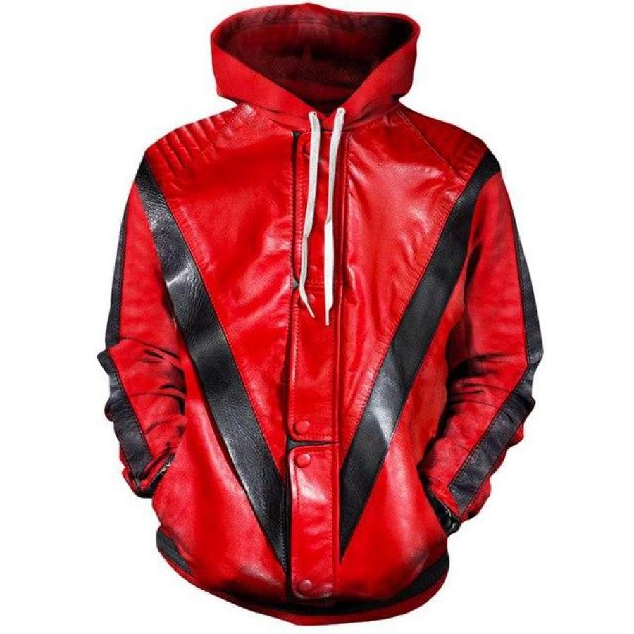 3d Hoodies Men Women Michael Jackson Thriller Jacket Printing Sweatshirt Hooded Streetwear Tops Tracksuit Mens Clothing Dropship