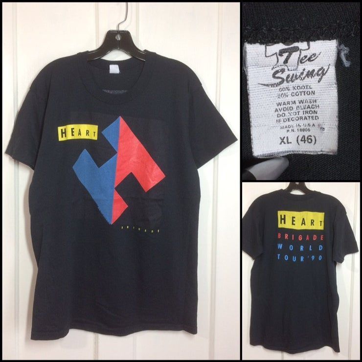 Heart 1990 Brigade World Tour Concert Shirt