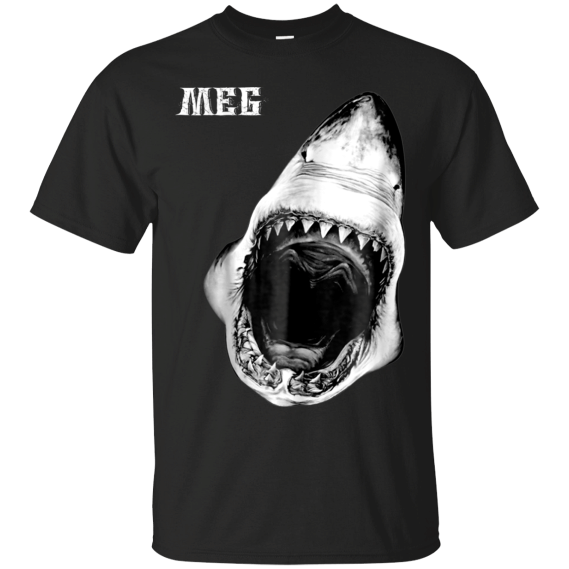 Megalodon Shark Meg Shirt Megamouth Shark Monster Movie 2018 Cotton Shirt