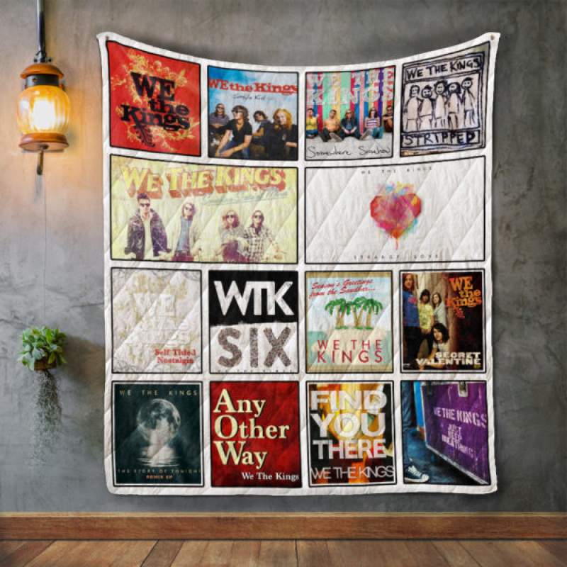 We The Kings Album Covers Quilt Blanket