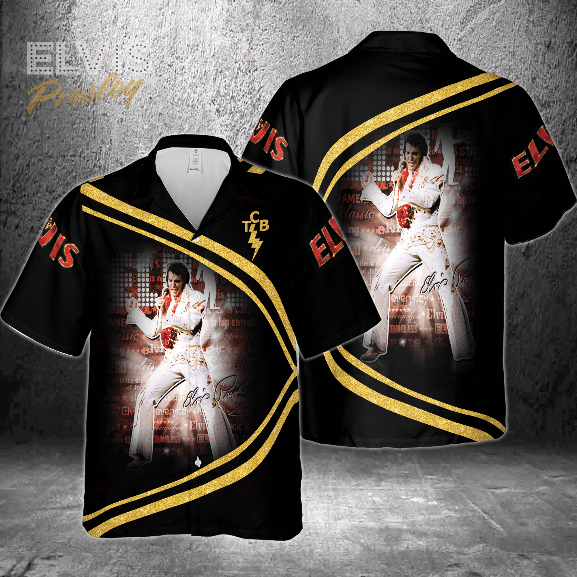 Elvis Presley Hawaiian 3D Shirt 3Hs-K9A0