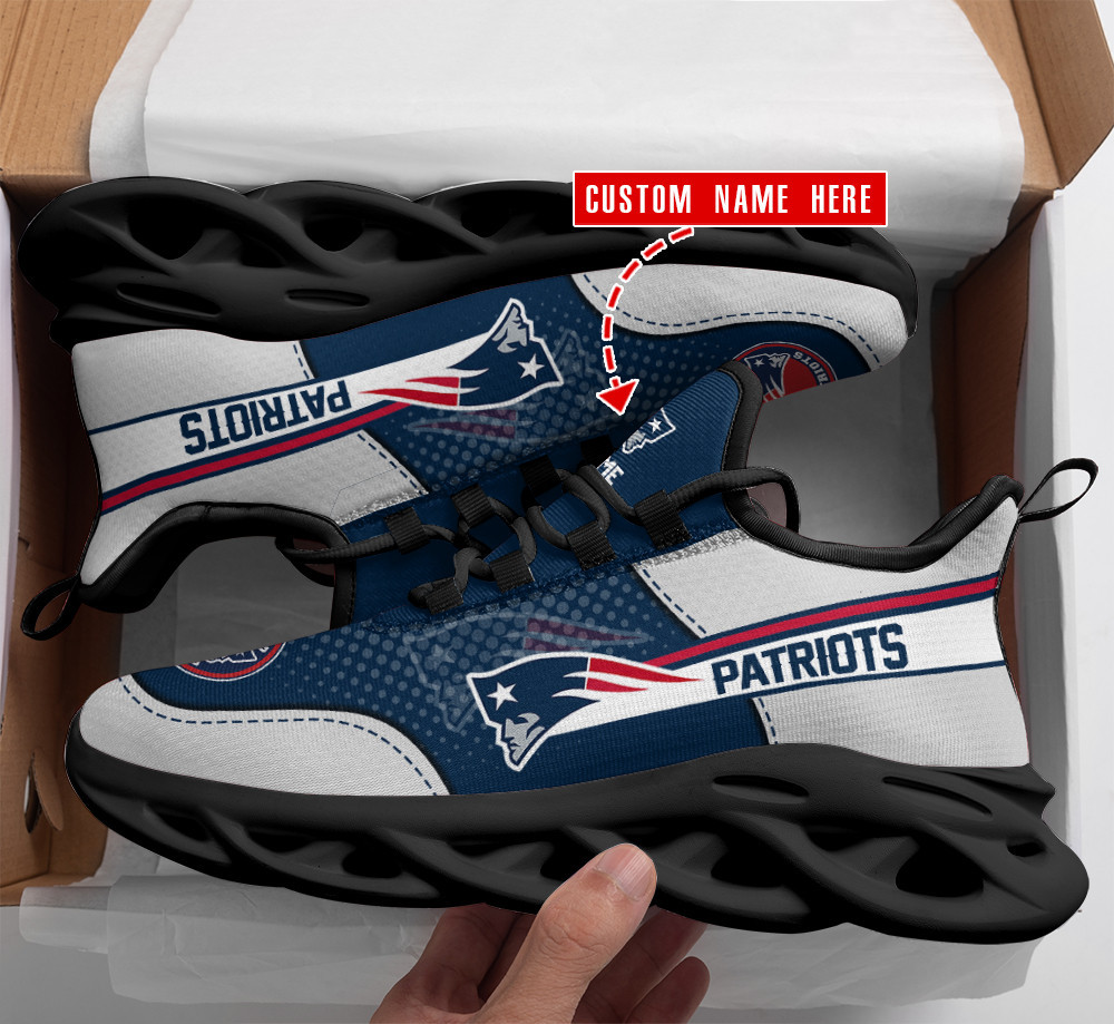 New England Patriots Personalized Yezy Running Sneakers Bg960