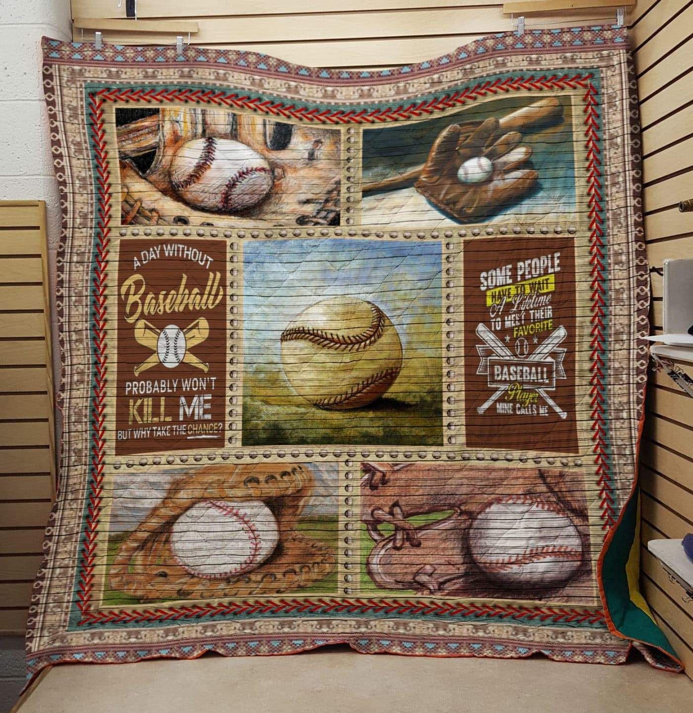 Baseball 19022219 3D Customized Quilt Blanket Esr1007