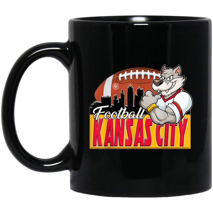 Kansas City Football Mug Limited Ed Skyline Cityscape Mug