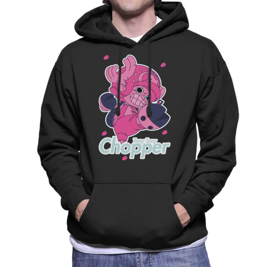 Tony Tony Chopper Kick One Piece Men’s Hooded Sweatshirt