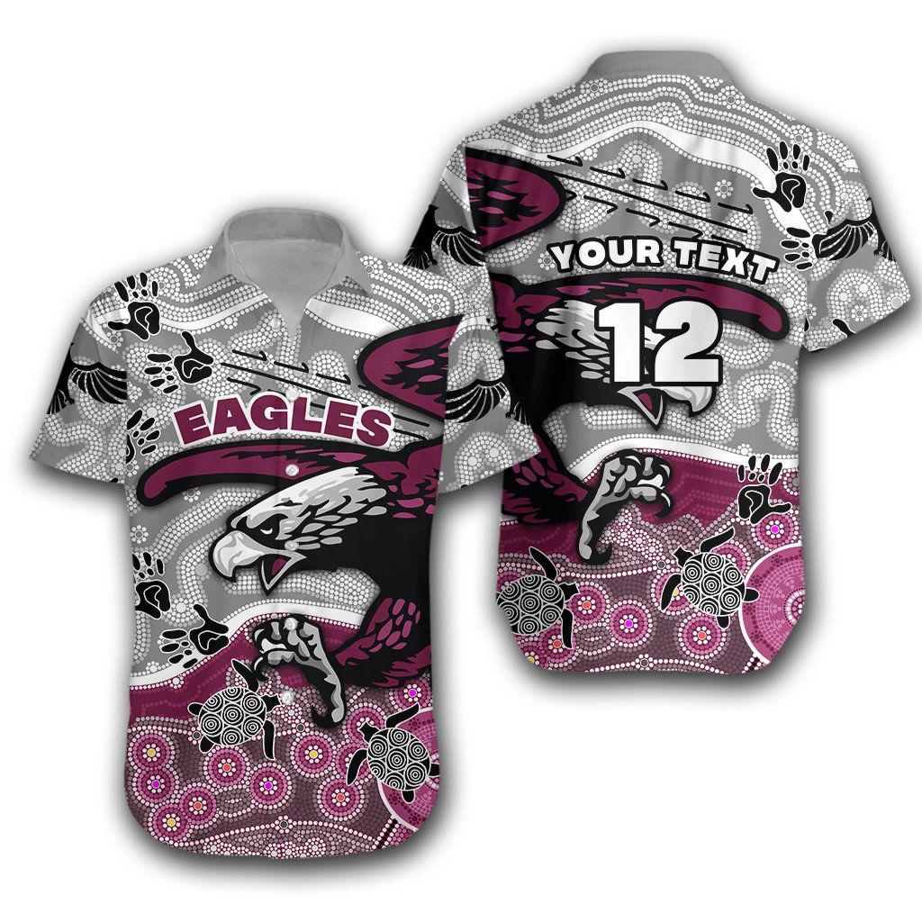 Sea Eagles Hawaii Shirt Aboriginal Style Ha107386