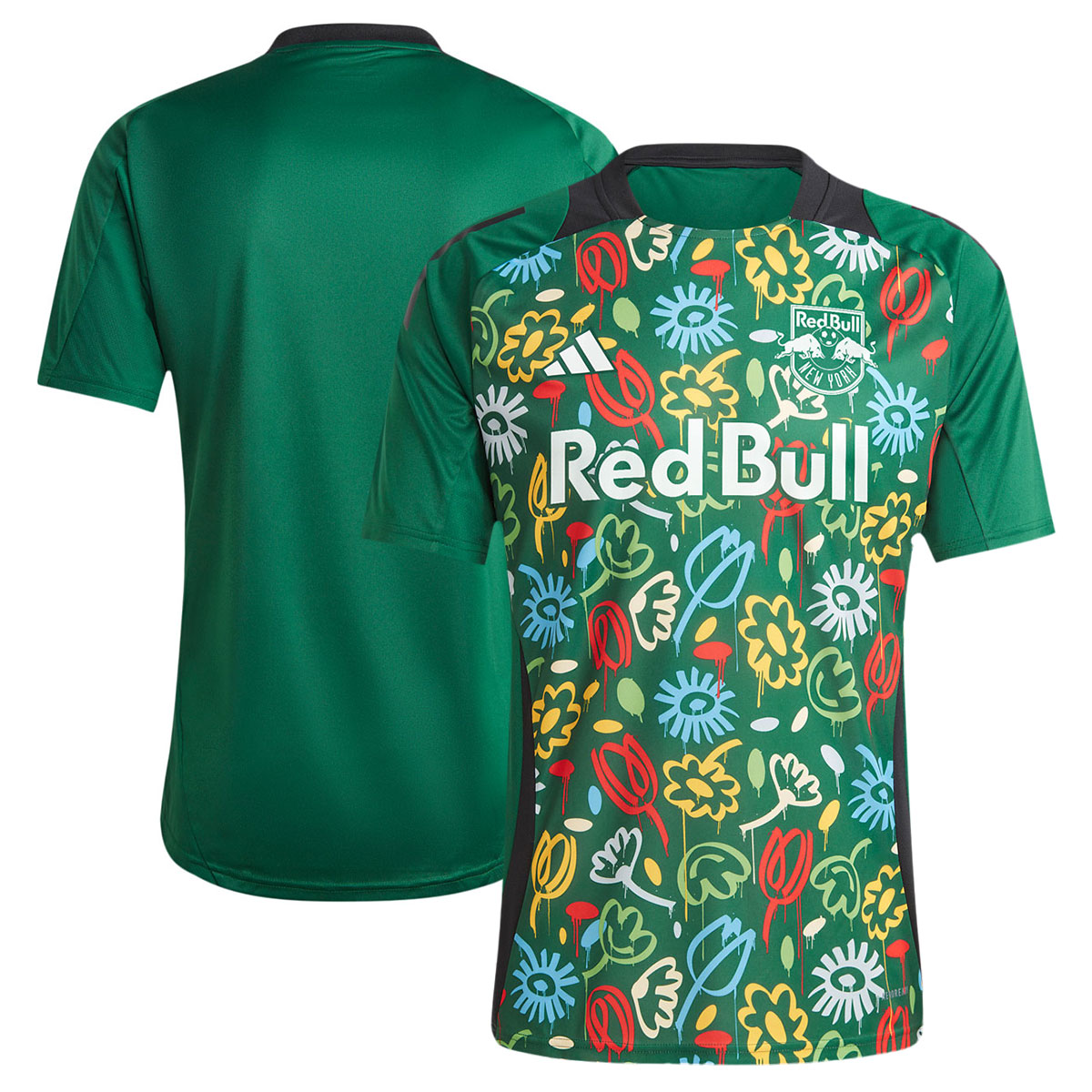 New York Red Bulls 2024 One Planet Pre-Match Top – Green