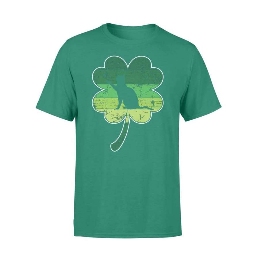 Cat Kittens Lovers Shamrock Irish St Patricks Day Gift – Standard T-shirt