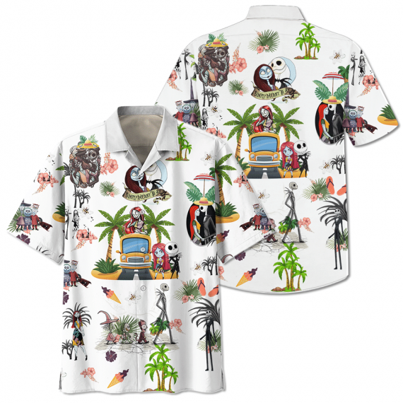 The Nightmare Before Christmas Tropical Hawaiian Shirt Chm