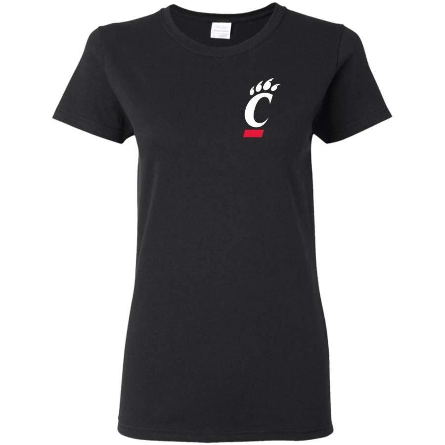 AGR Cincinnati Bearcats Logo Womens T-Shirt