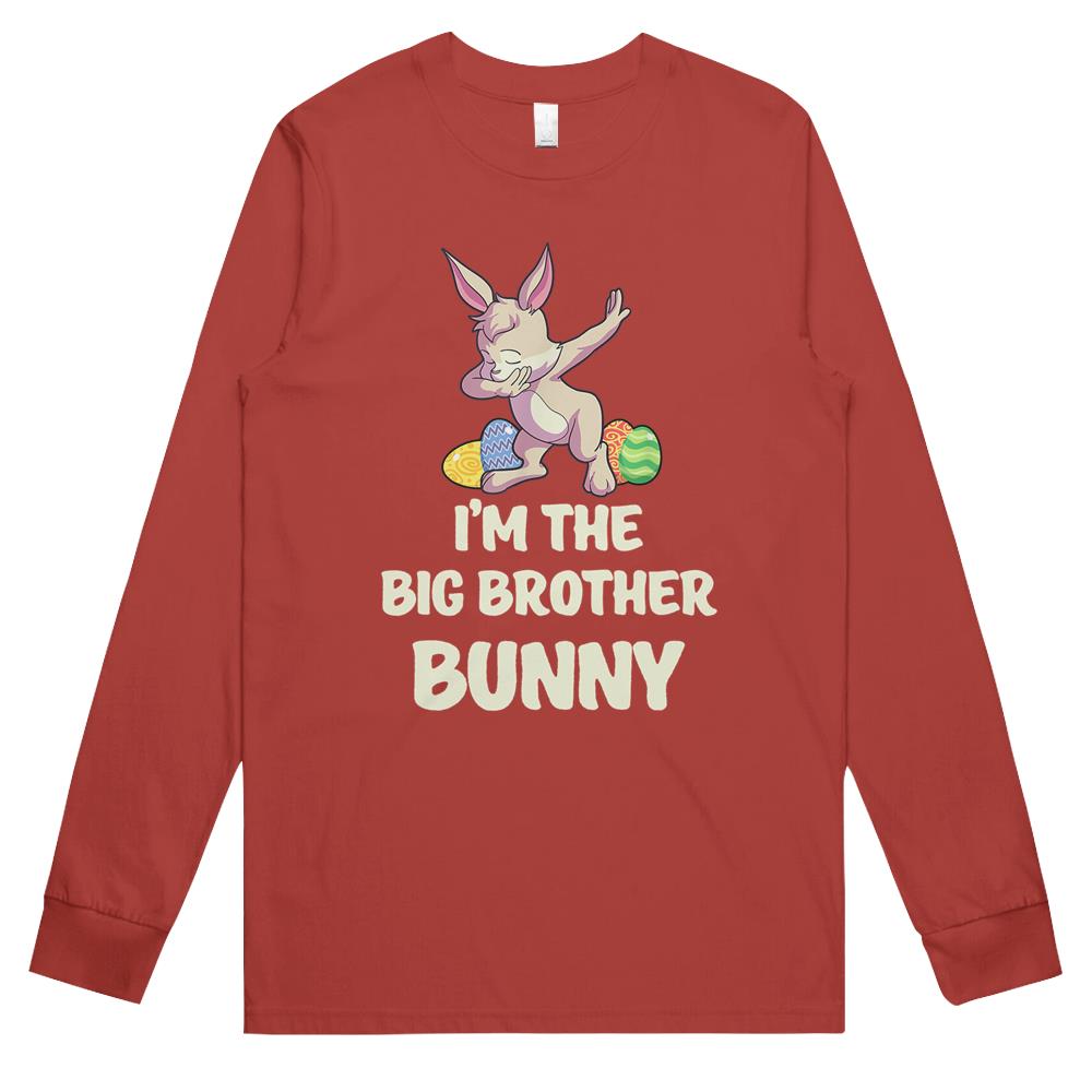 Brother Bunny Matching Family Group Easter Party Long Sleeve T Shirts