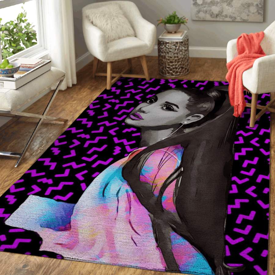 Ariana Grande  – Music Art For Fans Area Rug Living Room Carpet Floor Decor