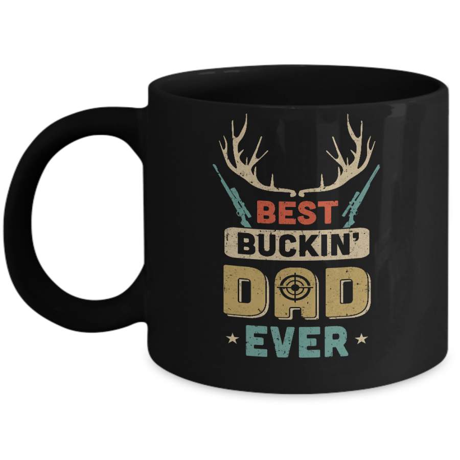 Vintage Best Buckin’ Dad Ever Deer Hunting Mug