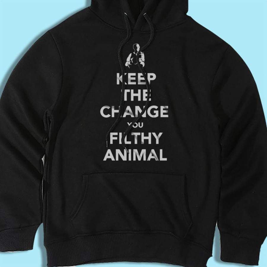 Keep The Change Merry Christmas You Filthy Animal Men’S Hoodie