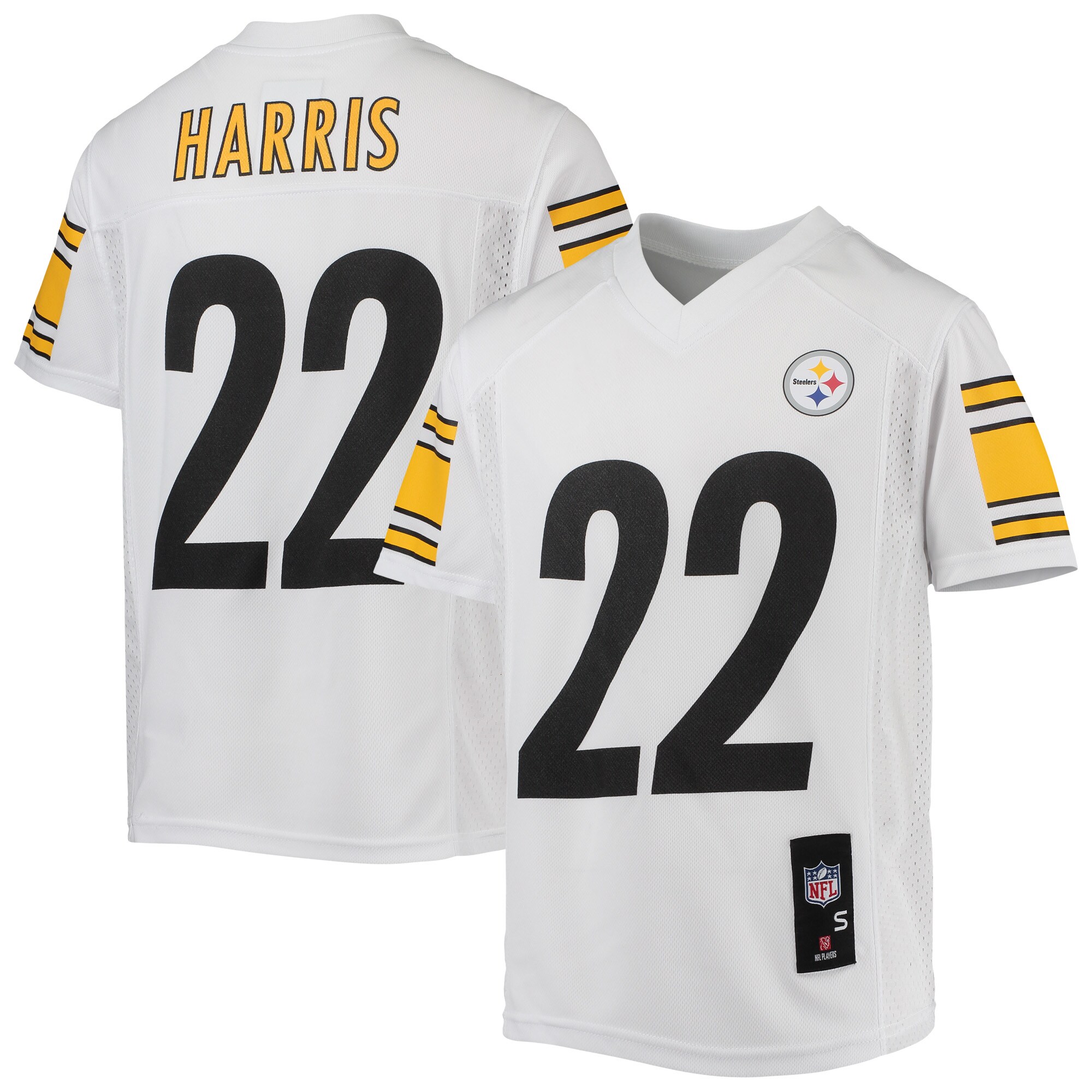 Youth Pittsburgh Steelers Najee Harris White Player Jersey