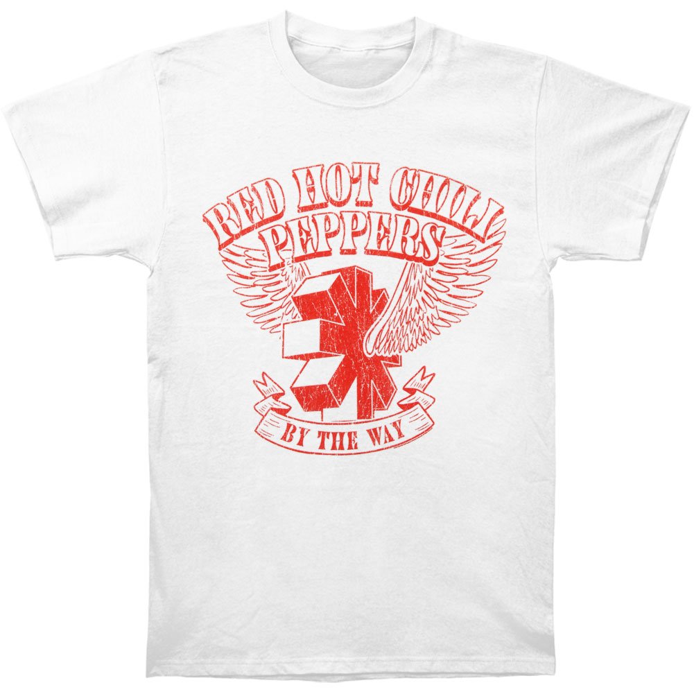 Red Hot Chili Peppers Men’s by The Way Vintage Vintage T-Shirt White