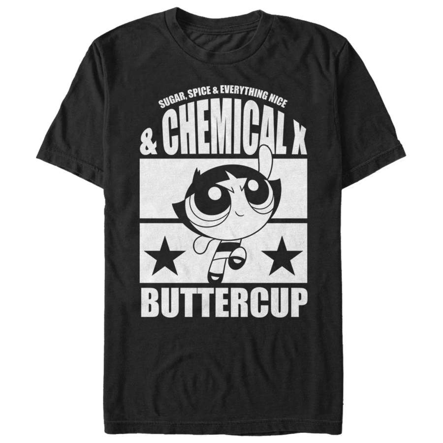 The Powerpuff Girls Men’s Chemical X Buttercup T-Shirt