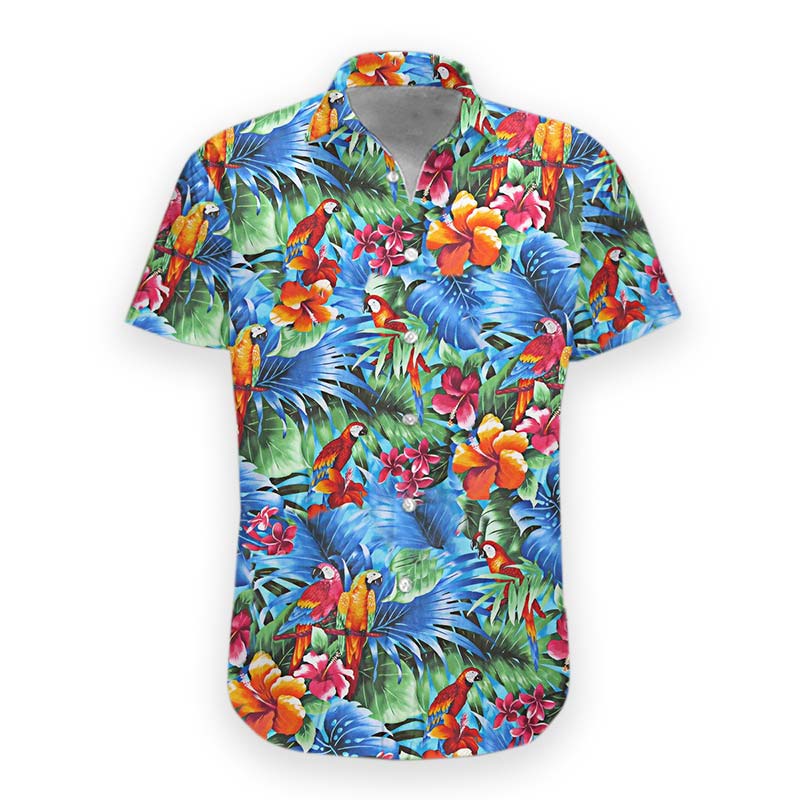 Gearhumans Parrot Hawaiian Shirt Ha41785