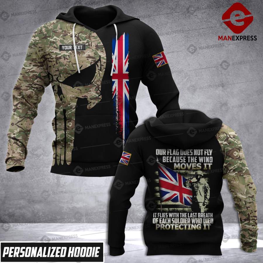 VH CUSTOMIZE UK ARMY HOODIE 3D ALL OVER PRINT 1410 HVQ