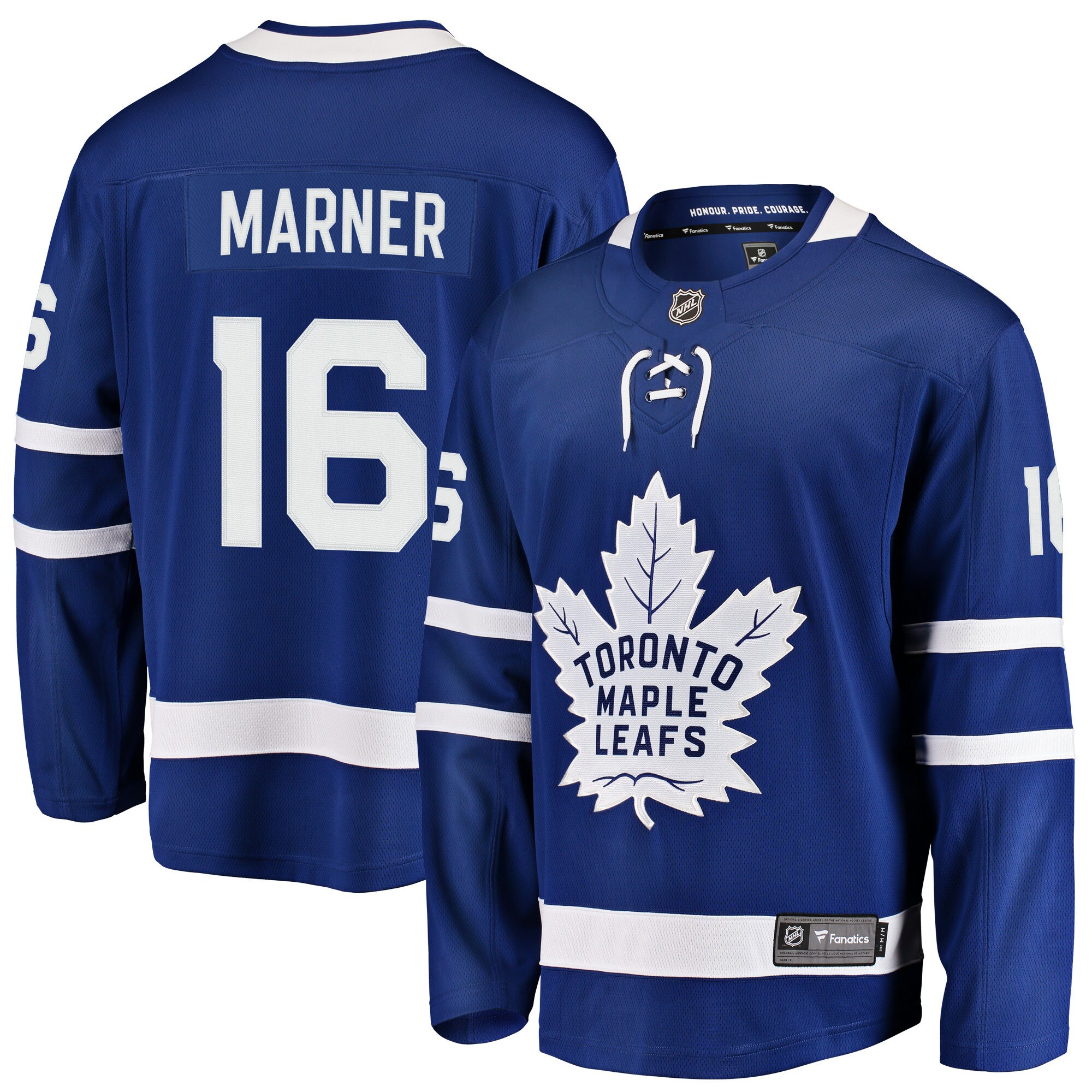 Men's Toronto Maple Leafs Mitchell Marner Blue Home Premier Breakaway Player Jersey