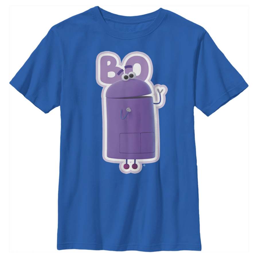 Ask the StoryBots Boy’s Bo Portrait  T Shirt