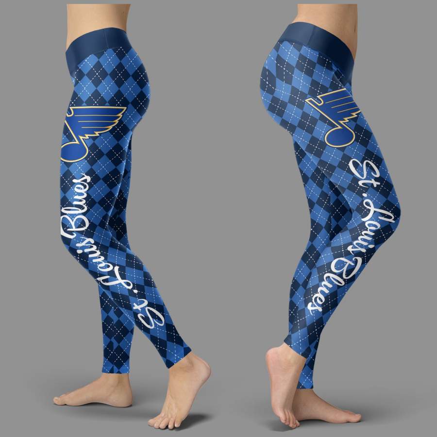 Cosy Seamless Border Wonderful St. Louis Blues Leggings