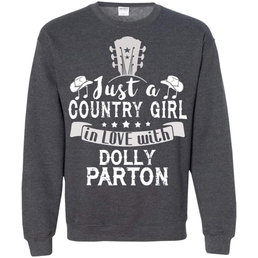 AGR Just A Country Girl In Love With Dolly Parton Sweatshirt