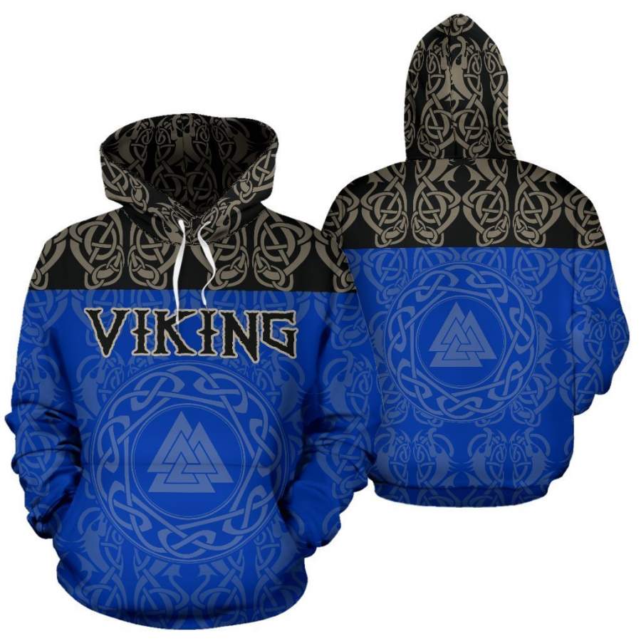 Viking All Over Hoodie – Valknut – BN10