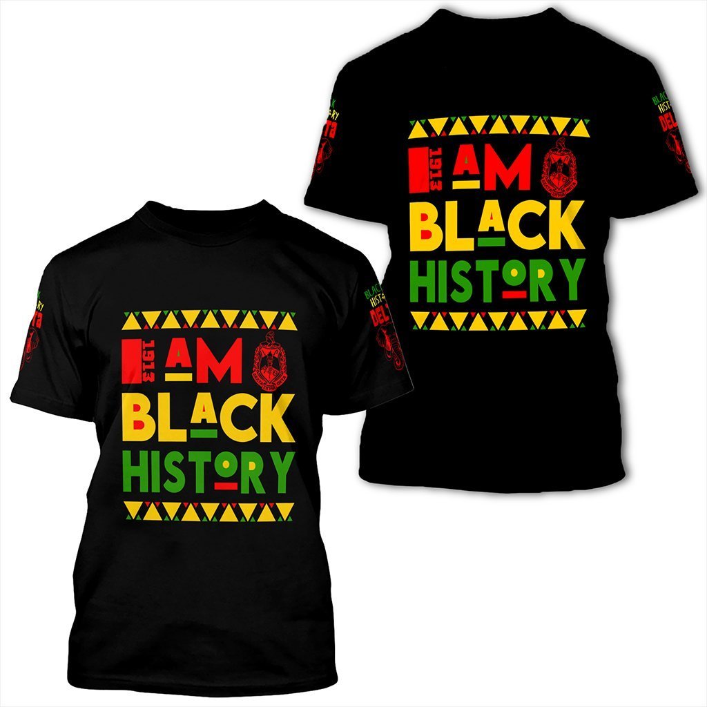 Greeklife T-Shirt – Black History Delta Sigma Theta Tee