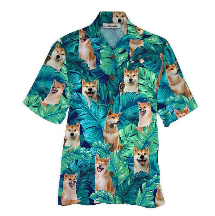 Shiba Inu Hawaii Shirt Unisex Adult Ha102315