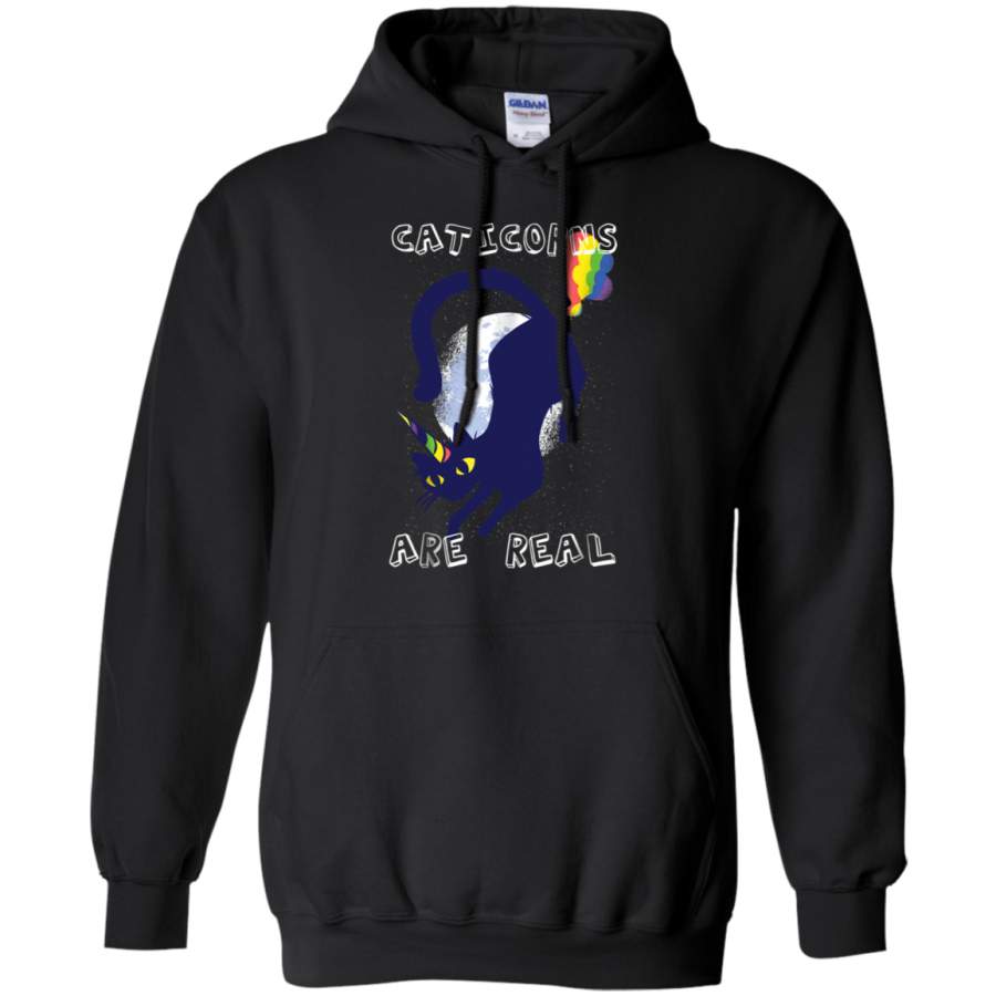 AGR Cat Graphic Caticorns Are Real Shirt hoodie