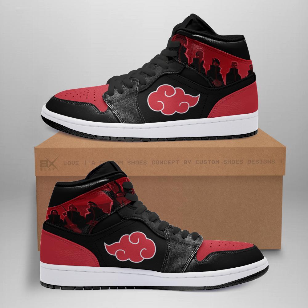 Akatsuki Shoes Jd Sneakers Naruto Fan Gift Idea